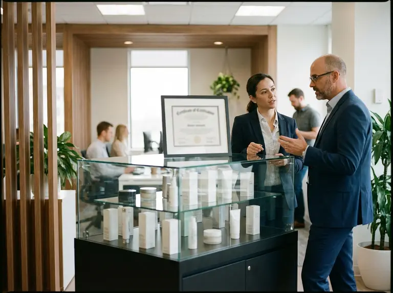 Сертификат на витрину