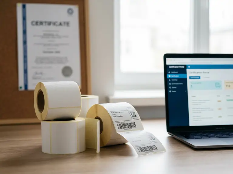 Сертификат на этикетки